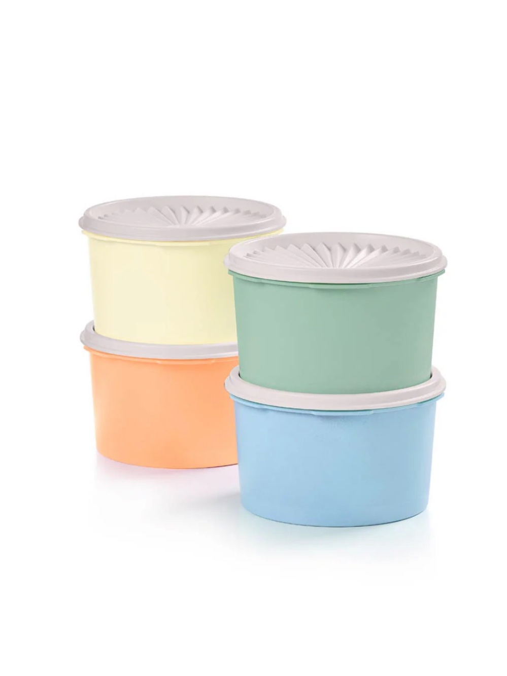 Set of 4 Small Pastel Storage Containers